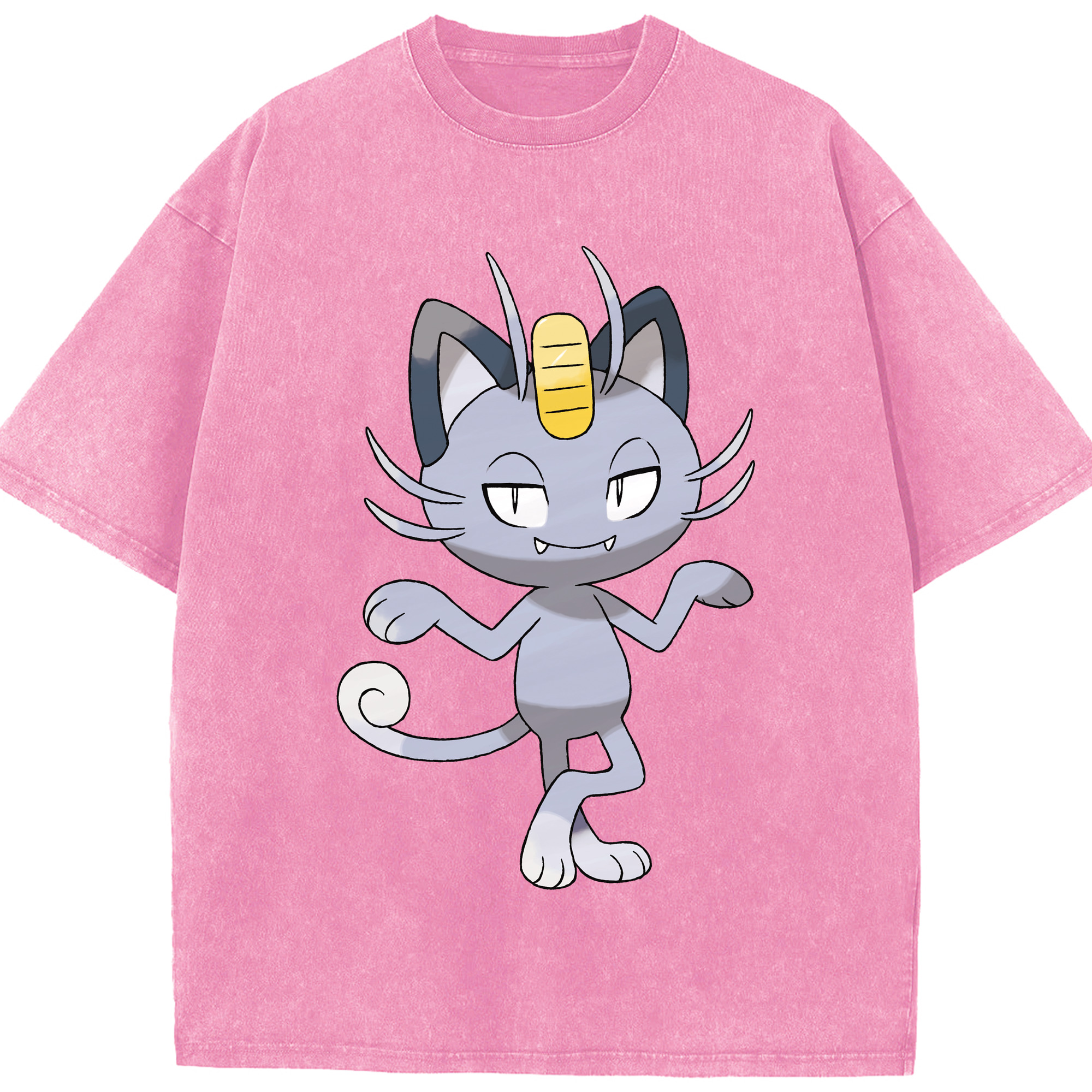 （画像用） ポケットモンスター Pokémon 綿100% ヴィンテージ風 半袖Tシャツ（フロントプリント）
